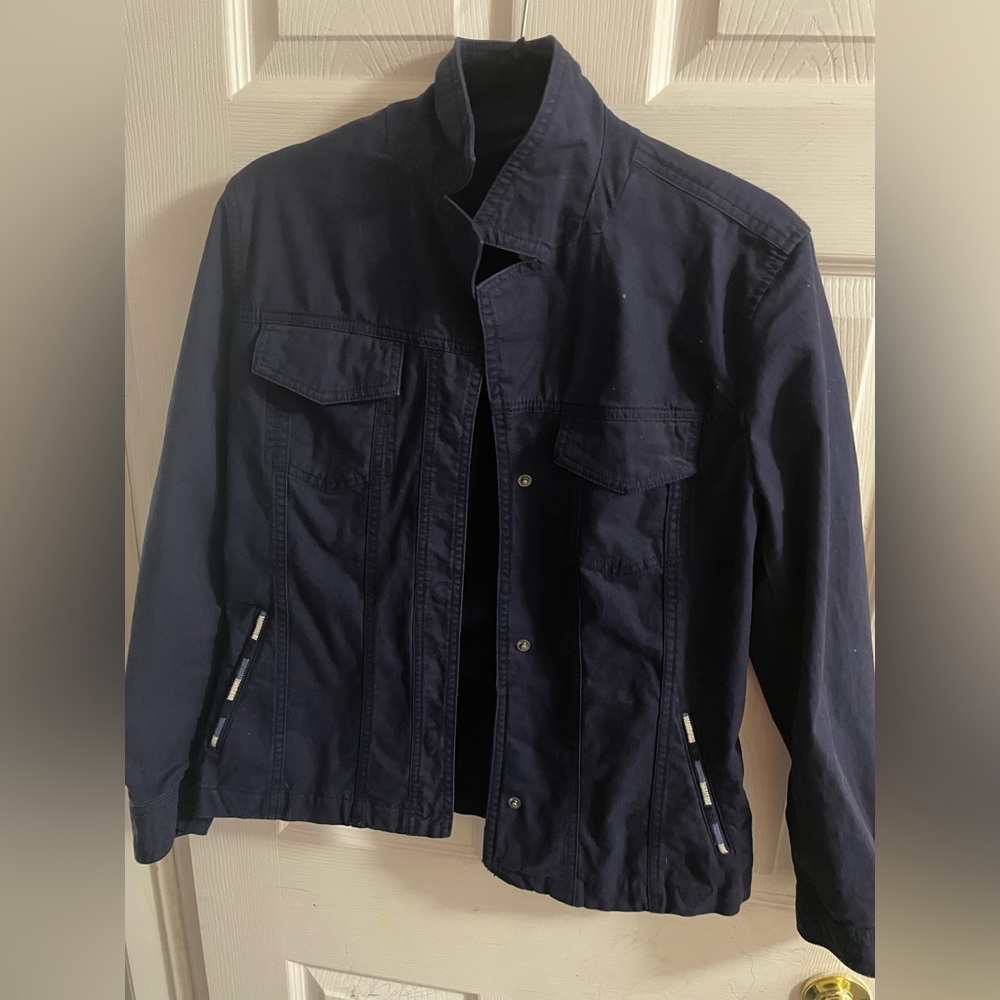 GAP Women's Dark Blue Utility Jacket